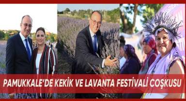 Pamukkale'de kekik ve lavanta festivali