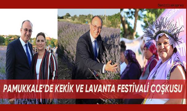 Pamukkale'de kekik ve lavanta festivali