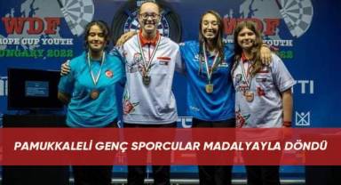 Pamukkaleli genç sporcular madalyayla döndü