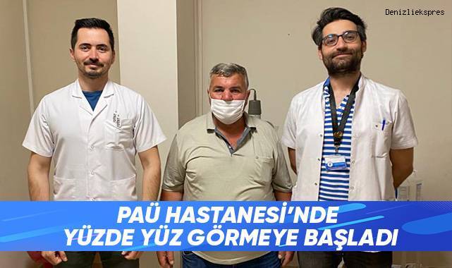PAÜ Hastanesi’nde Yüzde Yüz Görmeye Başladı