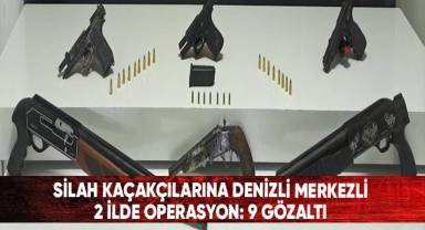 Silah kaçakçıları yakayı ele verdi