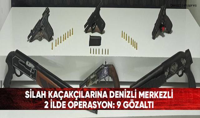 Silah kaçakçıları yakayı ele verdi