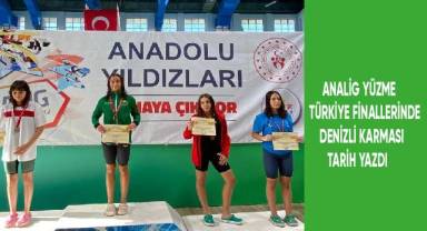 Analig yüzme Türkiye finallerinde Denizli karması tarih yazdı