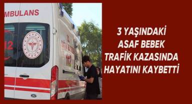 Asaf bebek Aydın’da meydana gelen trafik kazasında hayatını kaybetti