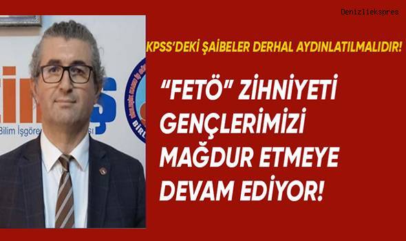 Aydoğan; Fetö zihniyeti gençlerimizi mağdur etmeye devam ediyor