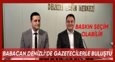 Babacan; Baskın seçim olabilir
