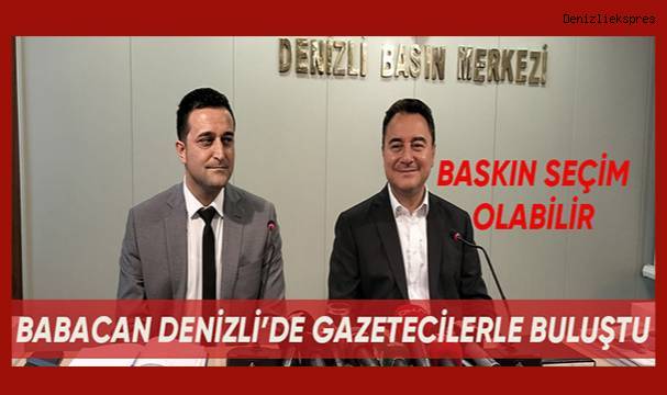 Babacan; Baskın seçim olabilir