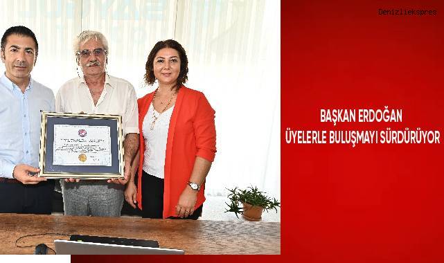 Başkan Erdoğan, üyeleriyle buluşmayı sürdürüyor