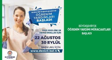 Büyükşehir'de öğrenim yardımı müracaatları başladı