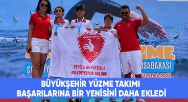 Büyükşehir Yüzme Takımı Başarılarına Bir Yenisini Daha Ekledi