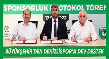 Büyükşehirden Denizlispor'a dev destek