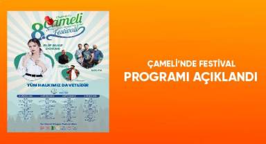 Çameli'nde festival programı açıklandı