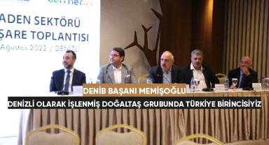 DENİB Başkanı Memişoğlu;