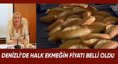Denizli'de Halk Ekmeğin Fiyatı Belli oldu