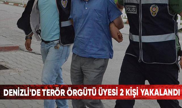 Denizli'de terör örgütü üyesi 2 şüpheli yakalandı