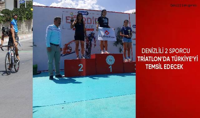 Denizlili 2 sporcu Triatlon’da Türkiye’yi temsil edecek