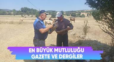En büyük mutluluğu gazete ve dergiler