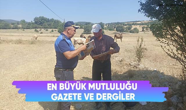 En büyük mutluluğu gazete ve dergiler
