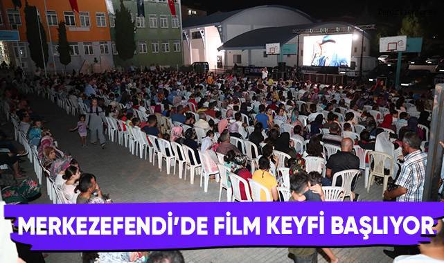 Film severler açık hava sinemasında buluşacak