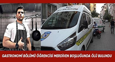 Genç aşçı apartmanın merdiveninde ölü bulundu