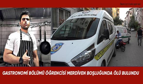 Genç aşçı apartmanın merdiveninde ölü bulundu