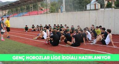 Genç horozlar lige iddialı hazırlanıyor