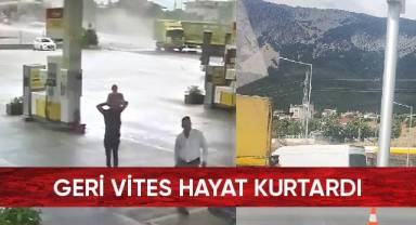 Geri vites hayat kurtardı