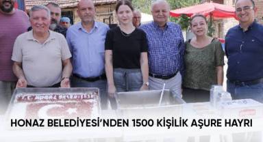 Honaz Belediyesi'nden 1500 kişilik aşure hayrı