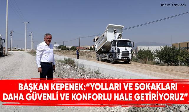 Honaz’da Yol Çalışmaları Aralıksız Sürüyor