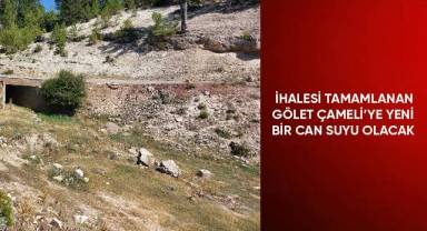 İhalesi tamamlanan gölet Çameli’ye yeni bir can suyu olacak