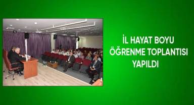 İl Hayat Boyu Öğrenme Komisyonu Toplantısı Yapıldı