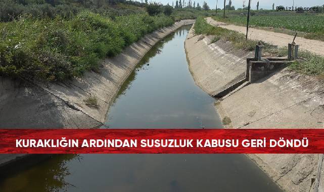 Kuraklığın ardından susuzluk kabusu geri döndü