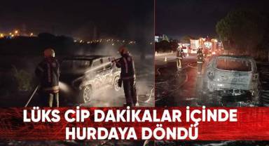 Lüks cip dakikalar içinde hurdaya döndü