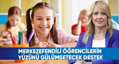 Merkezefendi’de 4 bin öğrenciye aylık 200 TL’lik öğrenim yardımı