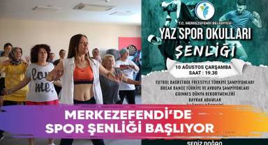 Merkezefendi’de Spor Şenliği Başlıyor