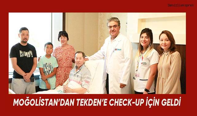 Moğolistan’dan Tekden’e check-up için geldi