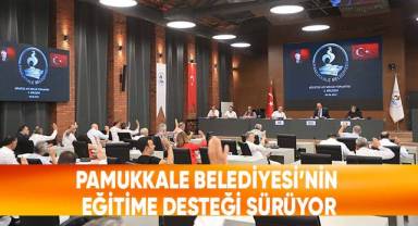 Pamukkale Belediyesi’nin Eğitime Desteği Sürüyor