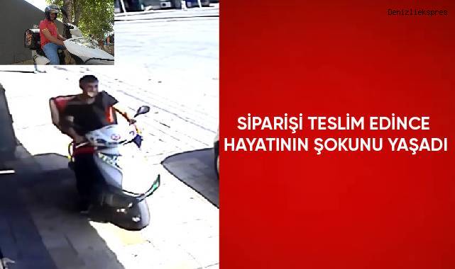 Siparişi teslim edince hayatının şokunu yaşadı