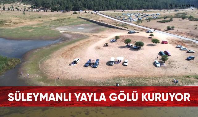 Süleymanlı Yayla Gölü kuruyor