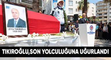 Tıkıroğlu için Büyükşehir Belediyesi önünde tören düzenlendi