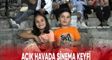 Açık havada sinema keyfi