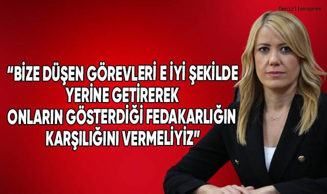 Başkan Şeniz Doğan’dan Gaziler Günü Mesajı