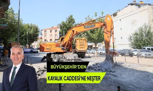 Büyükşehir'den Kayalık Caddesi'ne neşter