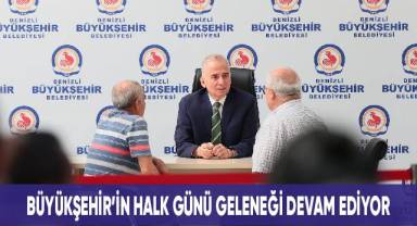 Büyükşehir’in Halk günü geleneği devam ediyor