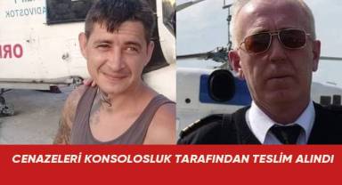 Cenazeler konsolosluk tarafından teslim alındı