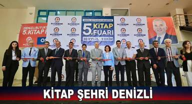 Denizli Büyükşehir Belediyesi 5. Kitap Fuarı açıldı