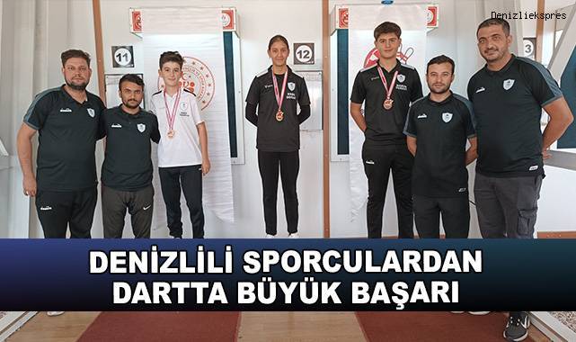 Denizlili sporcular büyük bir başarıya imza attı
