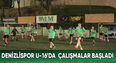 Denizlispor U16’da çalışmalar hızlandı