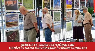 Dereceye giren fotoğraflar Denizlili sanatseverlerin ilgisine sunuldu