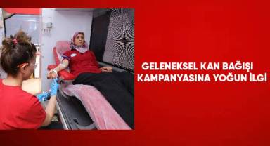 Geleneksel kan bağışı kampanyasına yoğun ilgi